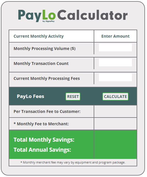 PayLo Calculator
